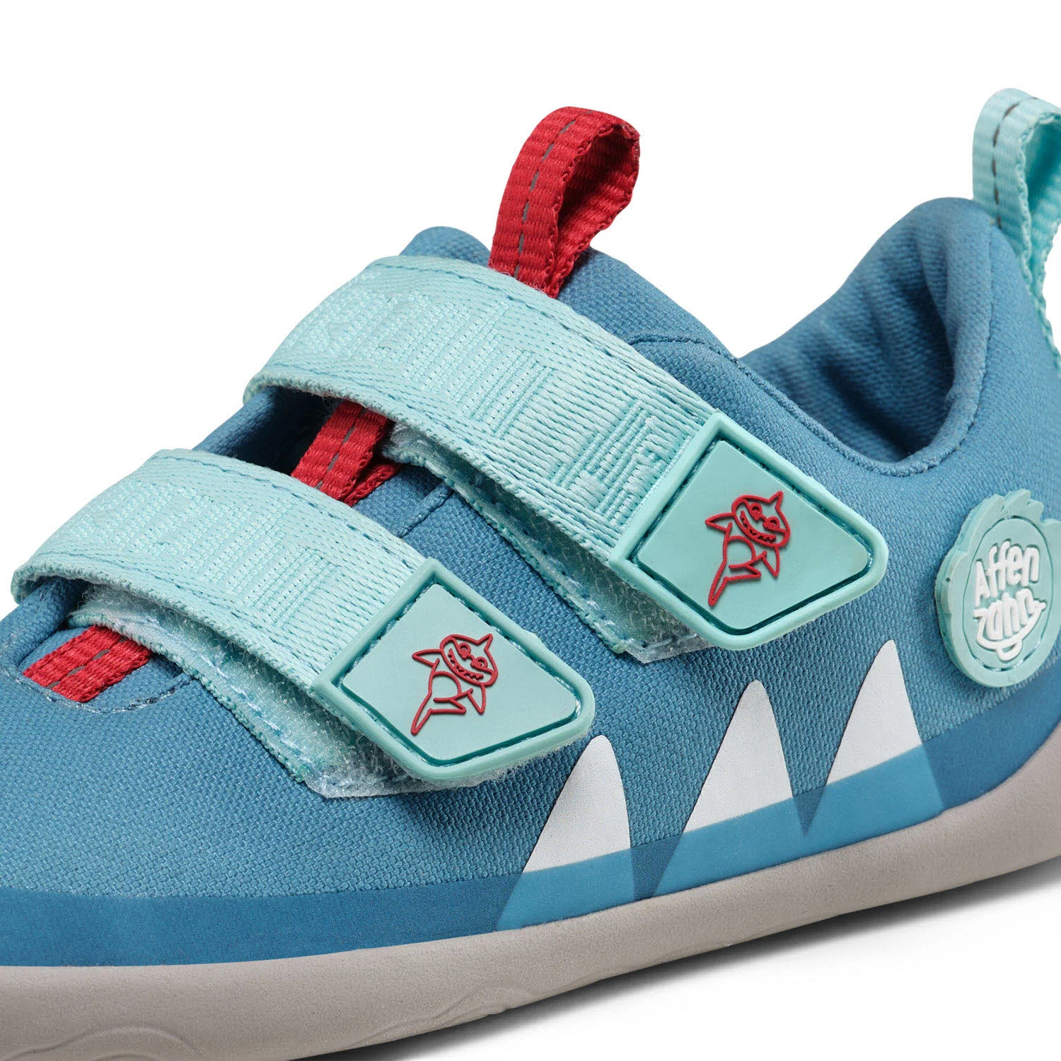 Affenzahn Kinderschuh zum Schlupfen 00391-30211 Lucky Hai blau normal