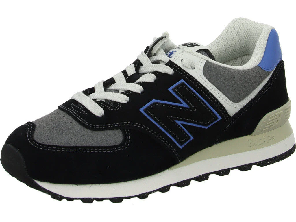 New Balance Herren Schnürschuhe U574QRB Classic Running black/blue agate normal