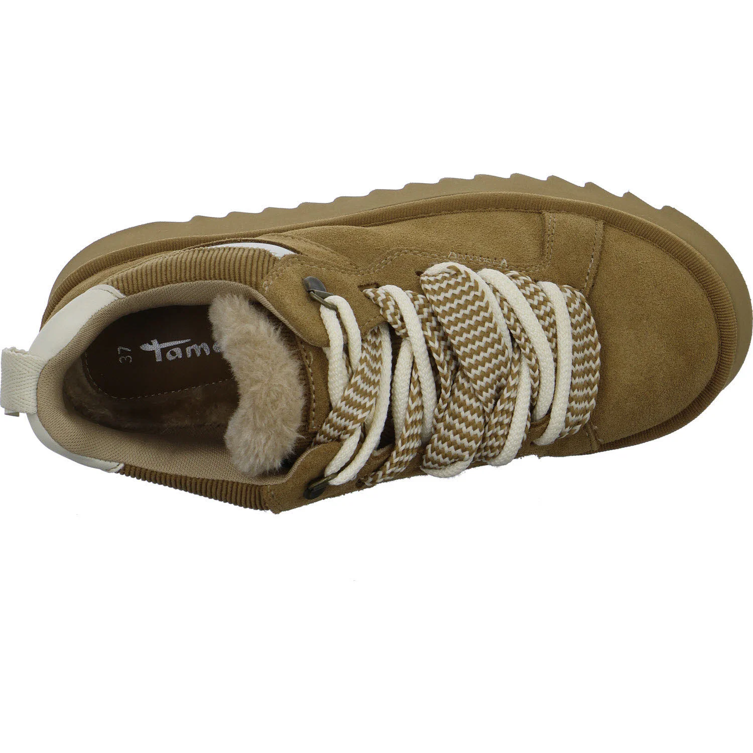 Tamaris Damen Schnürschuhe 1-23761-47-346 1-23761-47 sand normal
