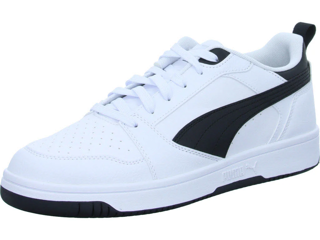 Puma Herren Schnürschuhe 392328 002 Rebound v6 Low PUMA WHITE-PUMA BLAC normal