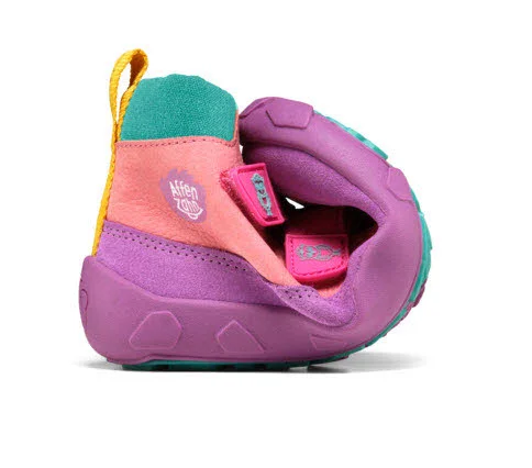 Affenzahn Kinder Schaftstiefel 01488-40126 Übergangsschuh Leder Friendy Eule pink, lila normal