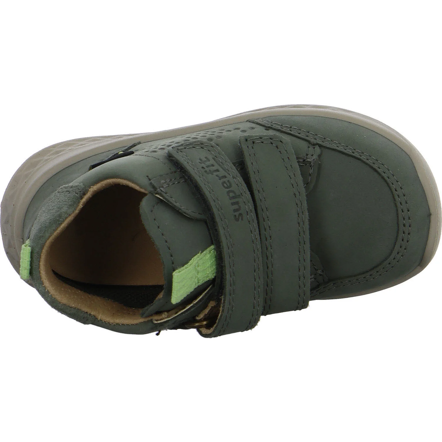 Superfit Kinderschuh zum Schlupfen 1-000369-7050 Breeze grün/hellgrün WMS mittel