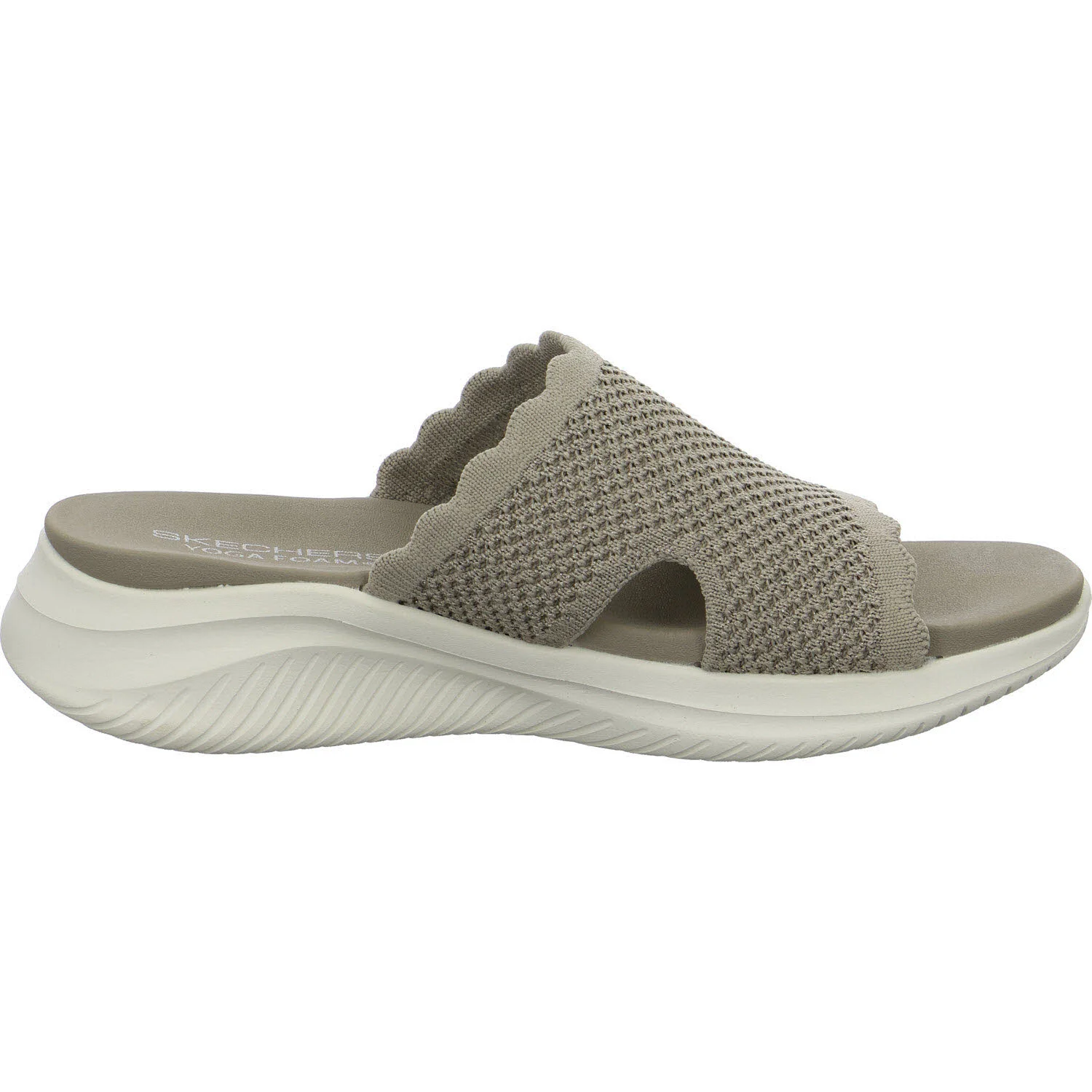 Skechers Damen Pantoletten 164055 TPE Ultra Flex 3.0 Sandal - Bring It! taupe normal