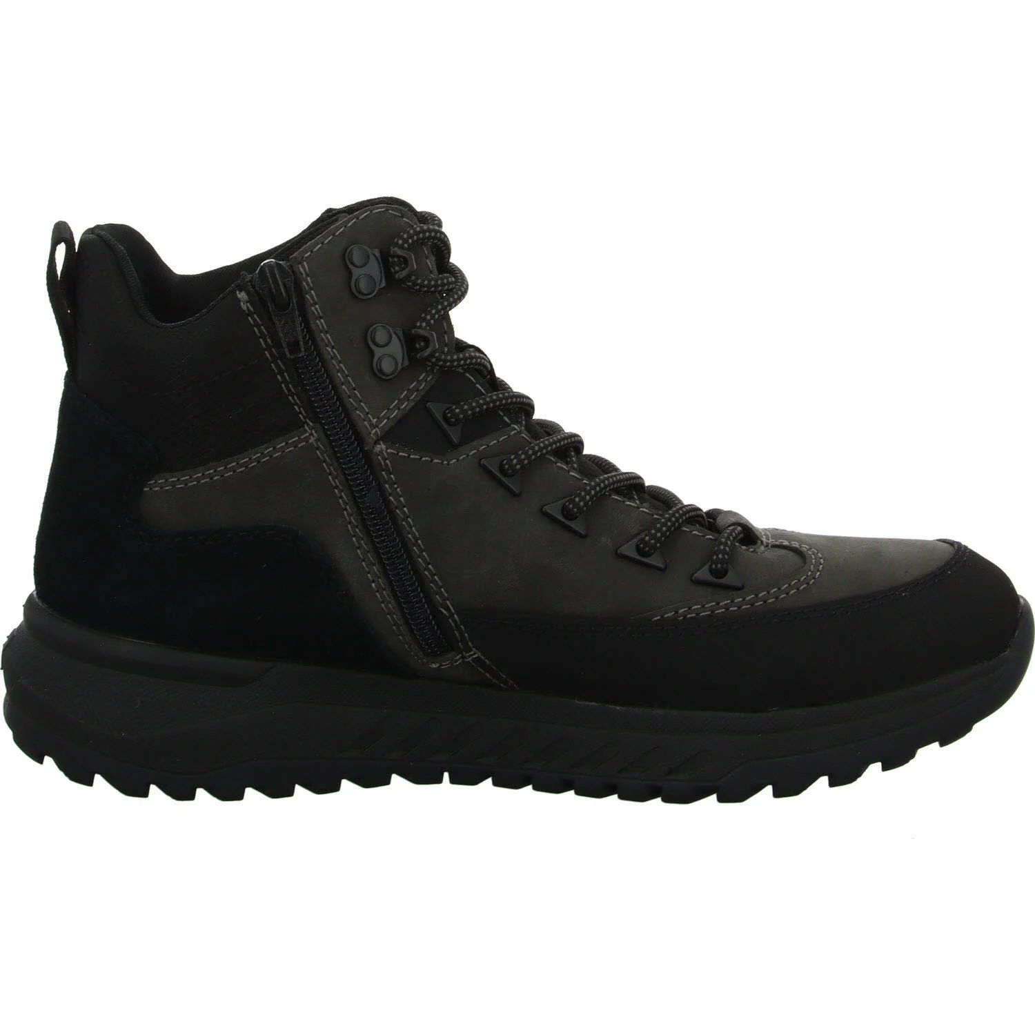 Herren Schnürstiefel warm U0174-42 U0174 black/cenere/schwarz G 1/2 (weit)