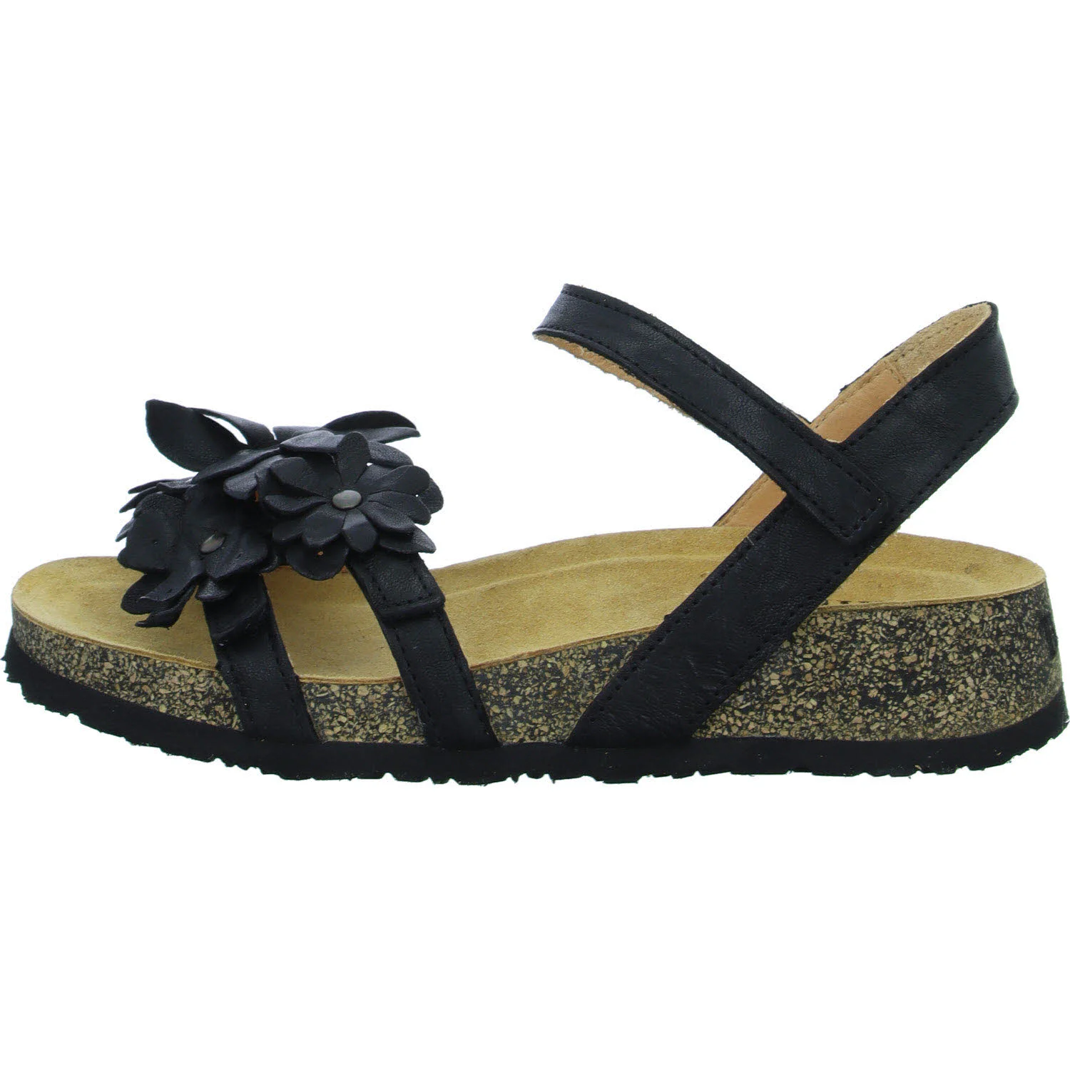 Think Damen Sandalen 3-000551-0000 Koak schwarz F 1/2 (normal)