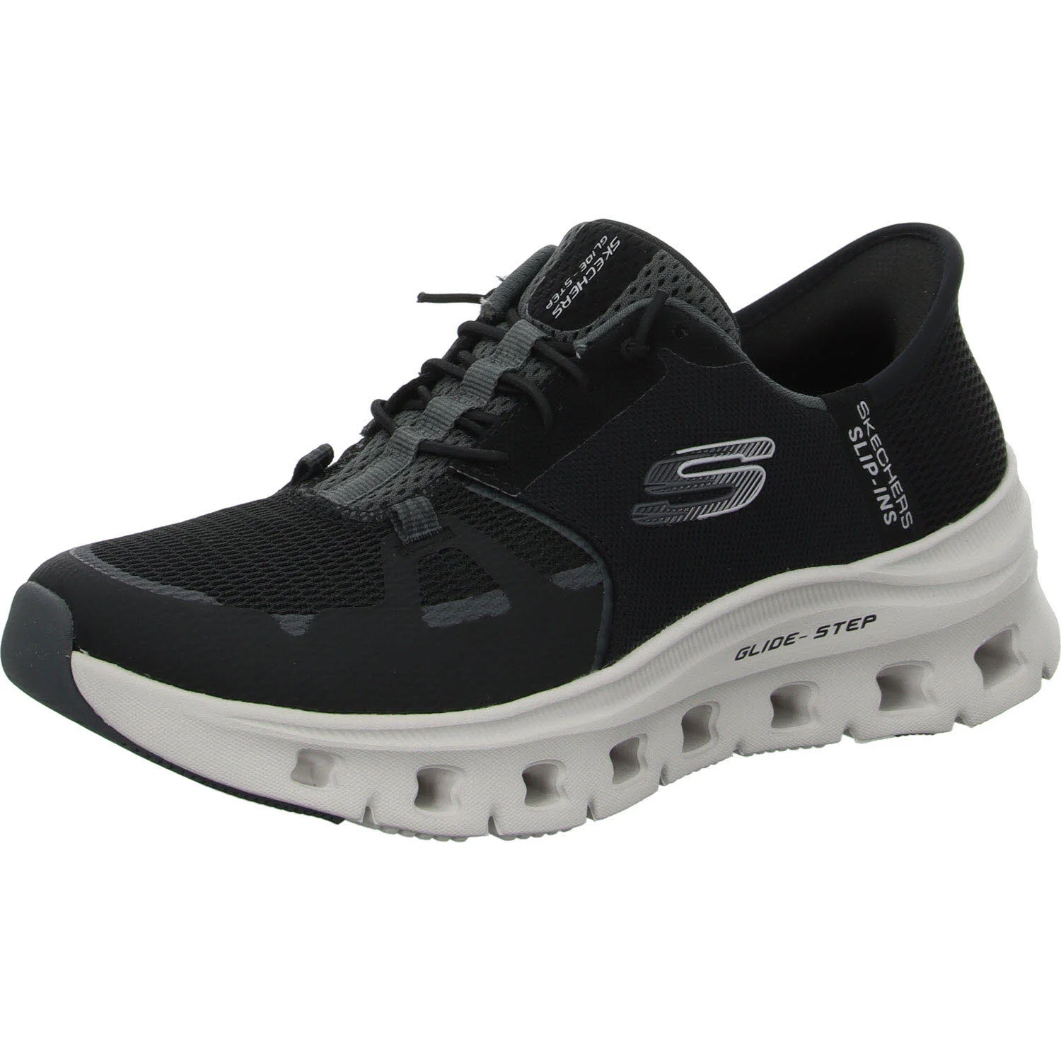 Element 2 von 8 (Bild) – Skechers Damen Slipper 150420 BKCC Glide-Step Pro black/charcoal normal