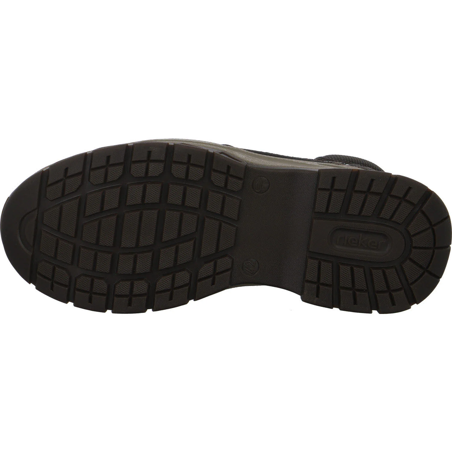 Rieker Herren Schnürstiefel warm 30212-00 30212 schwarz/schoko/schwarz-braun H (extra weit)