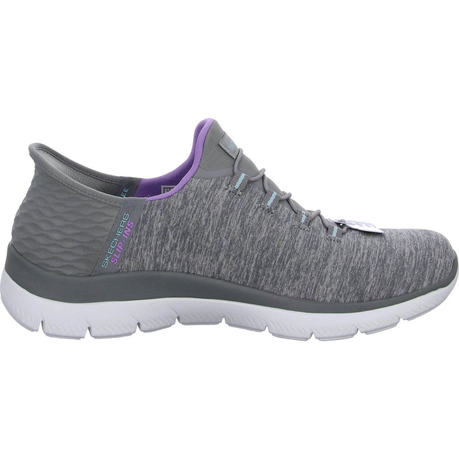 Element 7 von 8 (Bild) – Skechers Damen Slipper 149937 GYMT Summits - Dazzling Haze gray/multi normal
