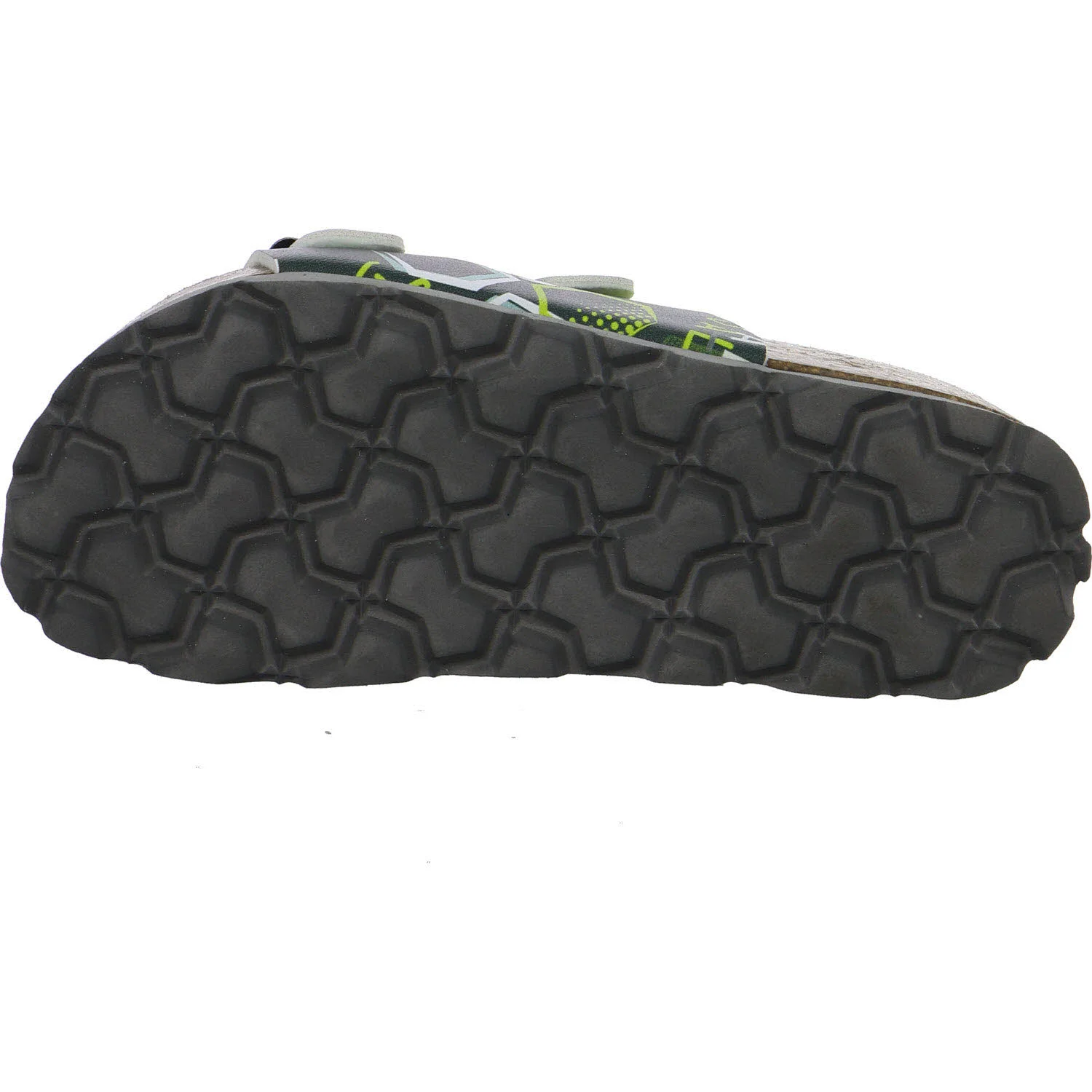 Element 5 von 8 (Bild) – Superfit Kinder Pantoletten 1-800111-0130 Fußbettpantoffel schwarz/mehrfarbig WMS mittel