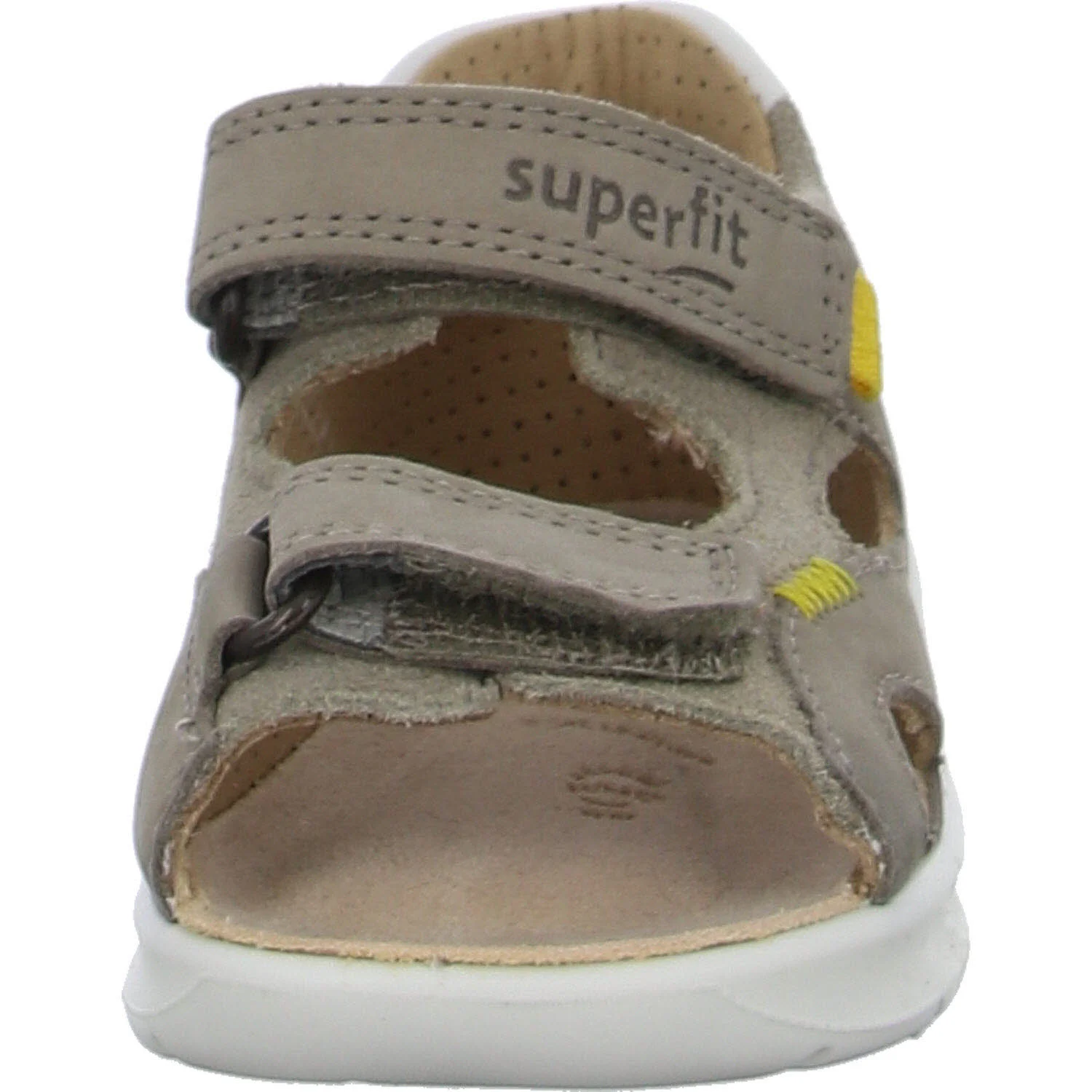 Superfit Kinder Sandalen 1-000510-4000 Lagoon beige/gelb WMS mittel