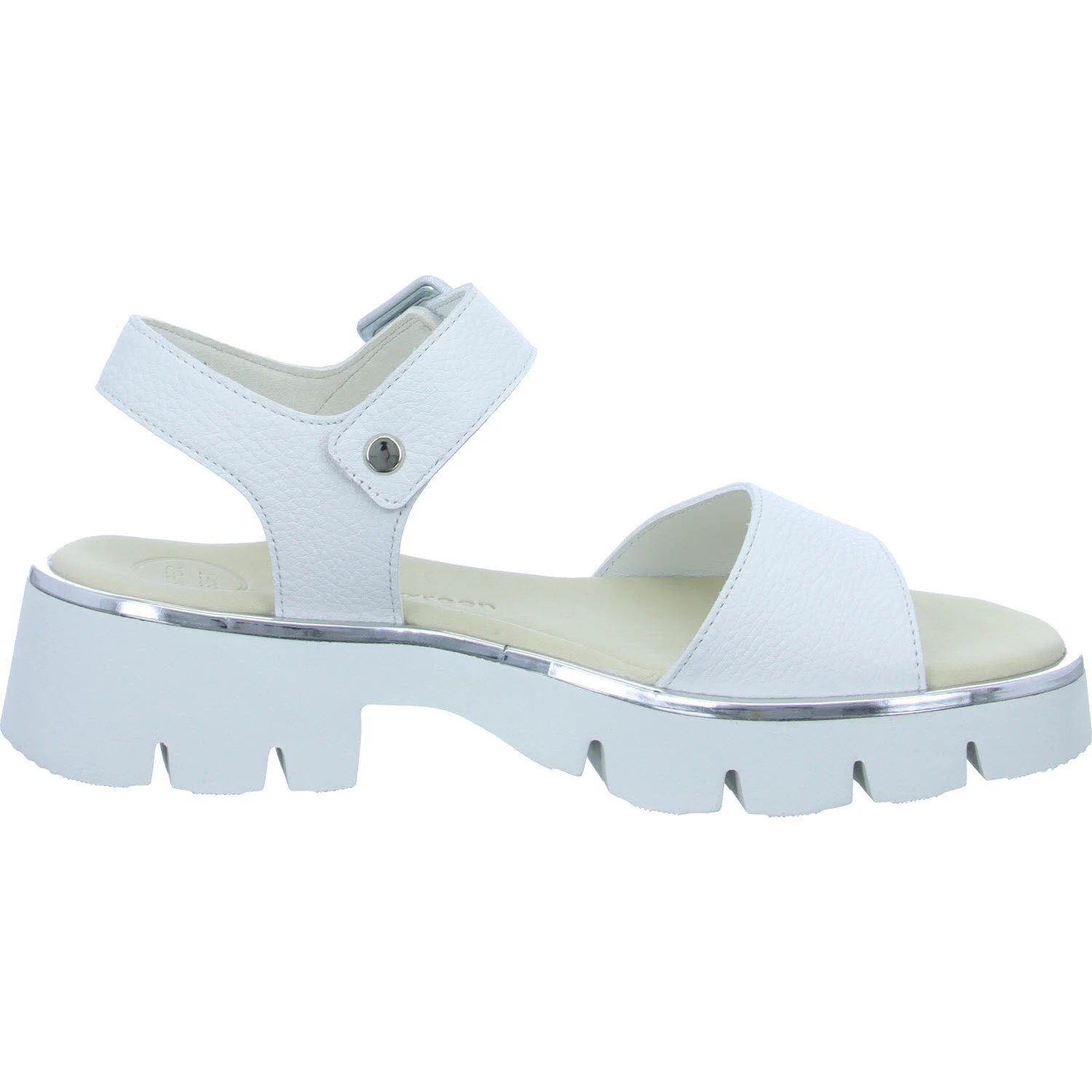Element 7 von 8 (Bild) – Paul Green Damen Sandalen 6134-005 6134 grained white normal