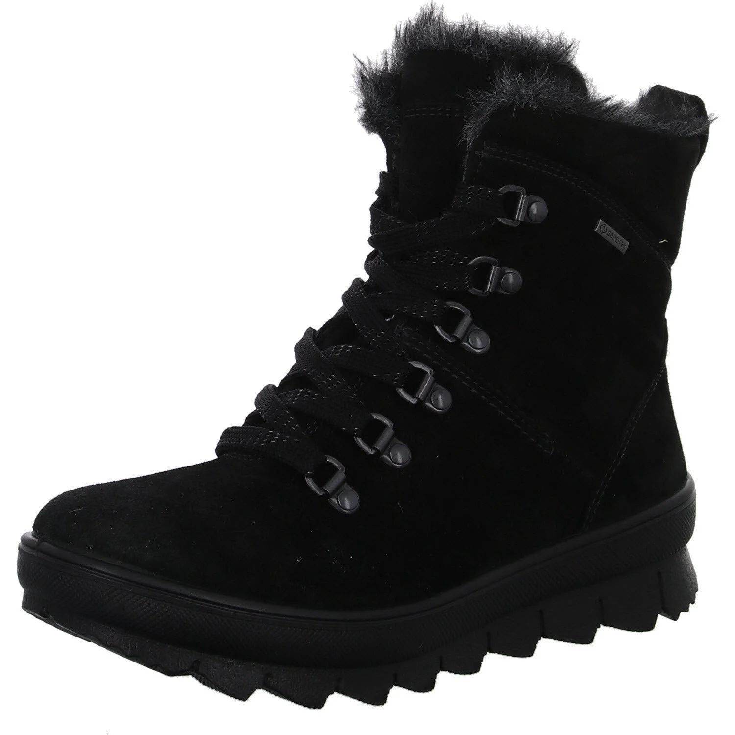 Legero Damen Schnürstiefel warm 2-000503-0000 Novara schwarz (schwarz) G (normal)
