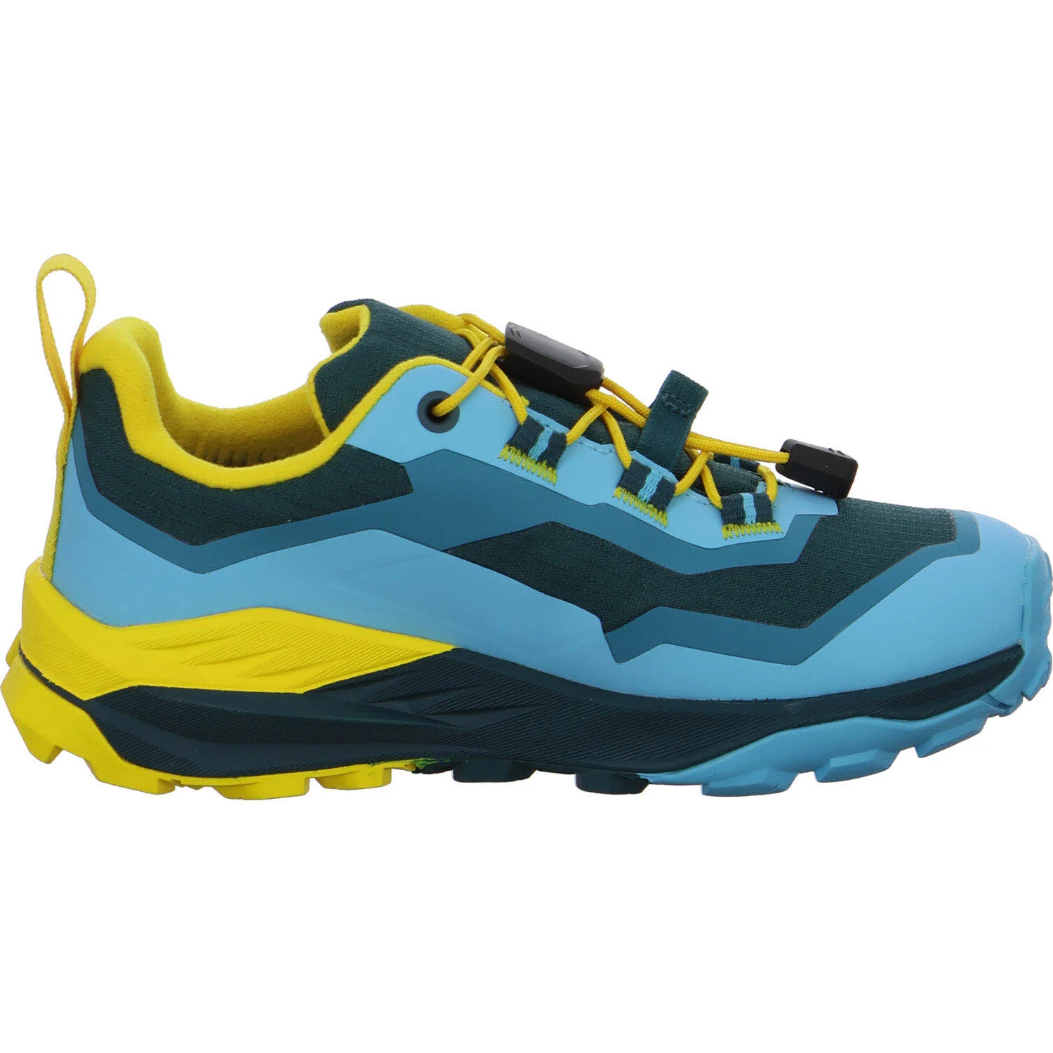 Lowa Kinderschuh zum Schlupfen 541520/7450 Fauli GTX Lo Jr petrol/gelb normal