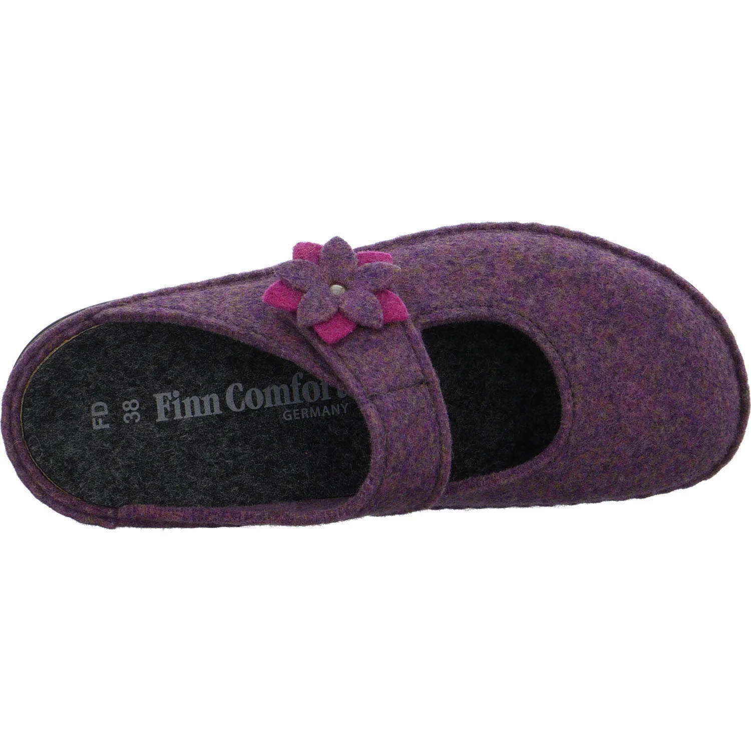 Finn Comfort Damen Winterpantoffel 06560-903174 Arlberg lavanda/pink weit