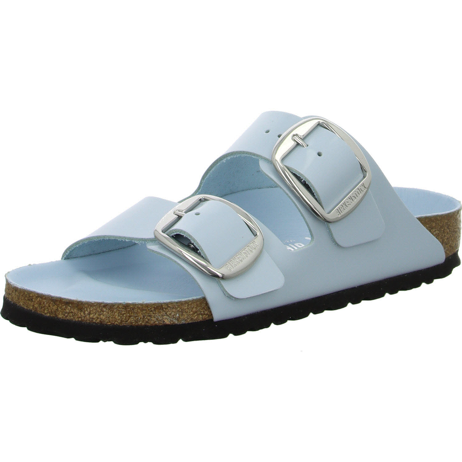 Element 2 von 8 (Bild) – BIRKENSTOCK Pantoletten 1030374 Arizona Big Buckle baby blue high shine schmal