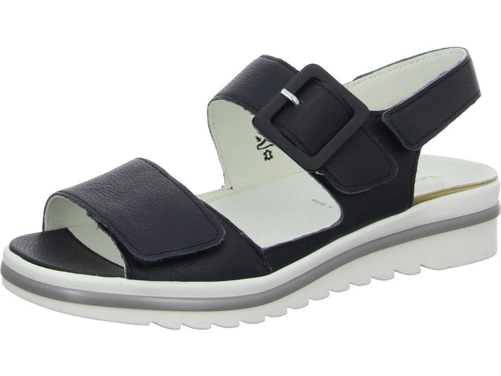 Element 1 von 8 (Bild) – Waldläufer Damen Sandalen 351013-171/194 Hakura notte H (weit)