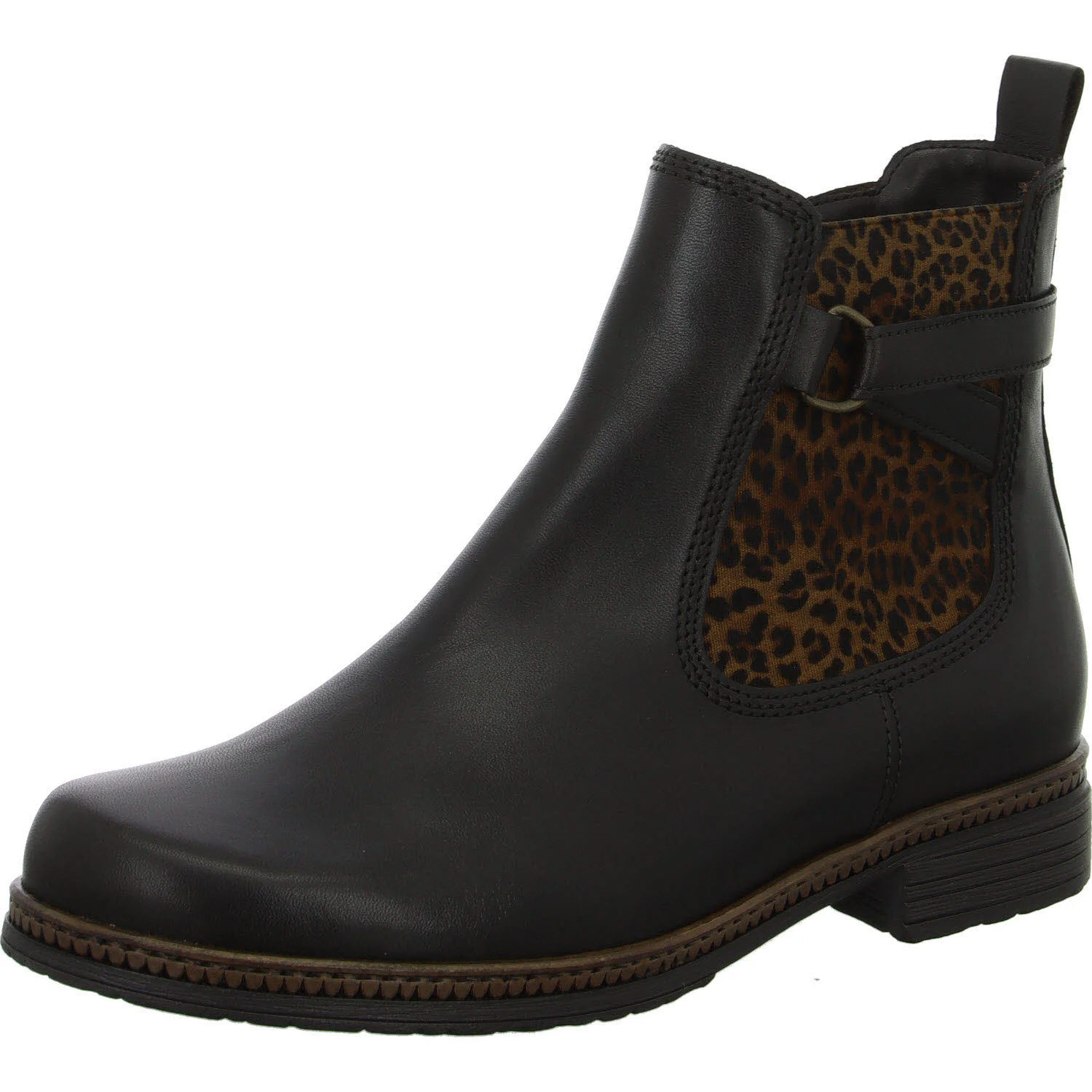 Element 2 von 8 (Bild) – Gabor Damen Stiefeletten 74.670.28 74.670 moro (El.Leo) F (schmal/normal)
