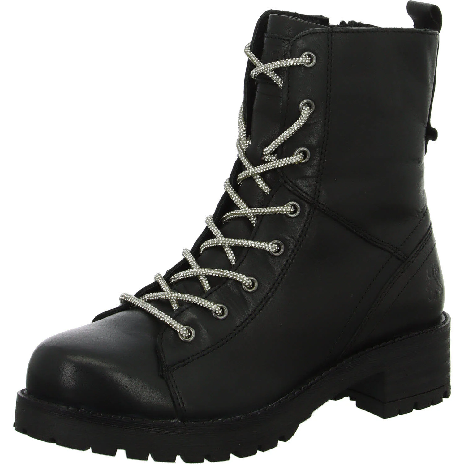 2go Fashion Damen Schnürstiefel 8204501-9 8204501 schwarz normal