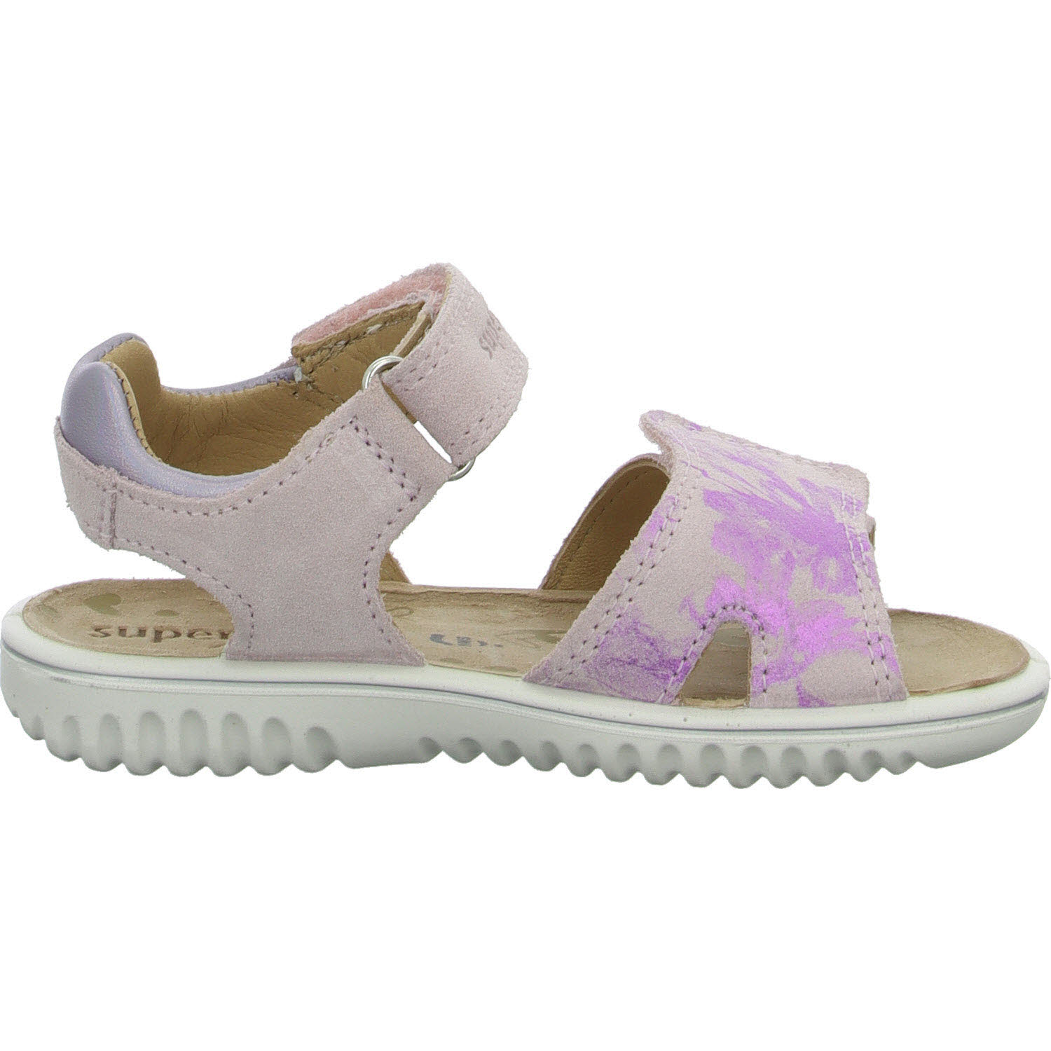 Element 7 von 8 (Bild) – Superfit Kinder Sandalen 1-609004-5550 Sparkle rosa WMS mittel