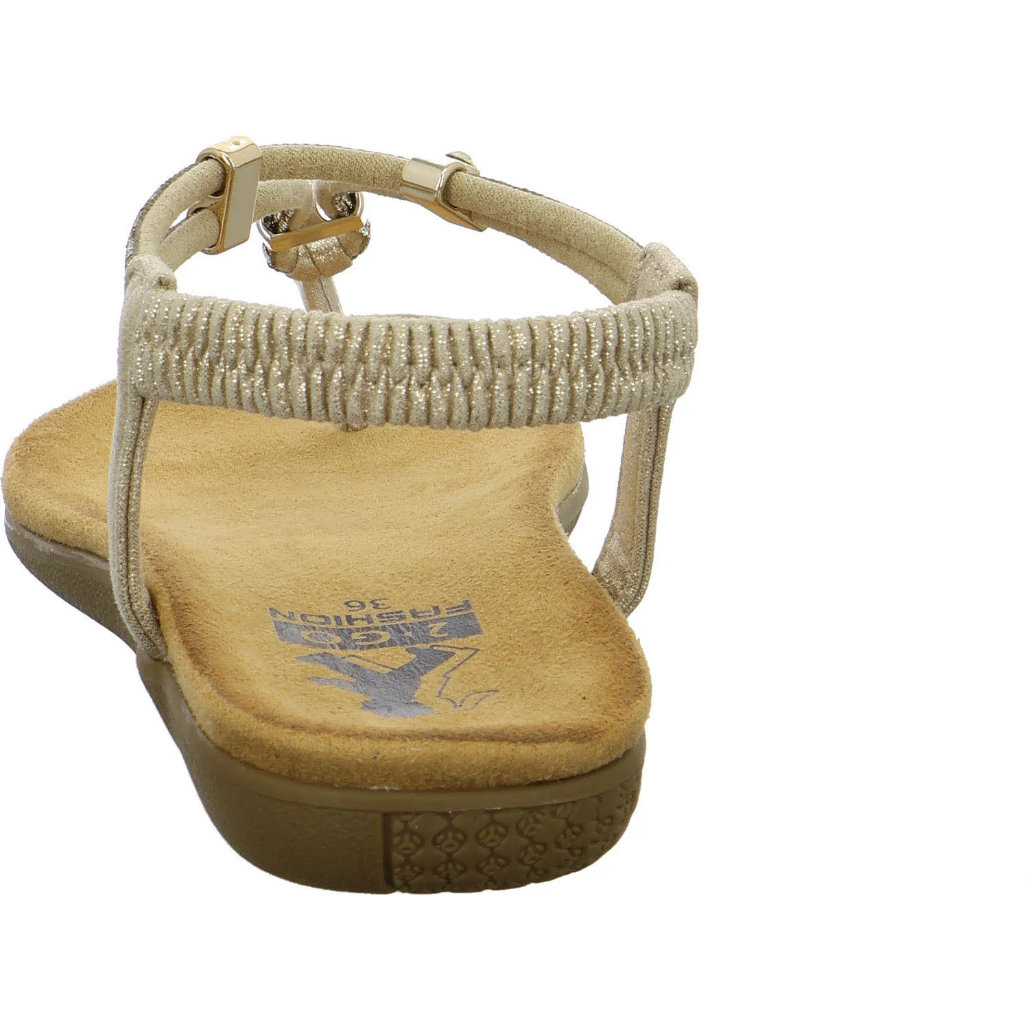 2go Fashion Damen Sandalen 8018845-699 8018845 gold normal