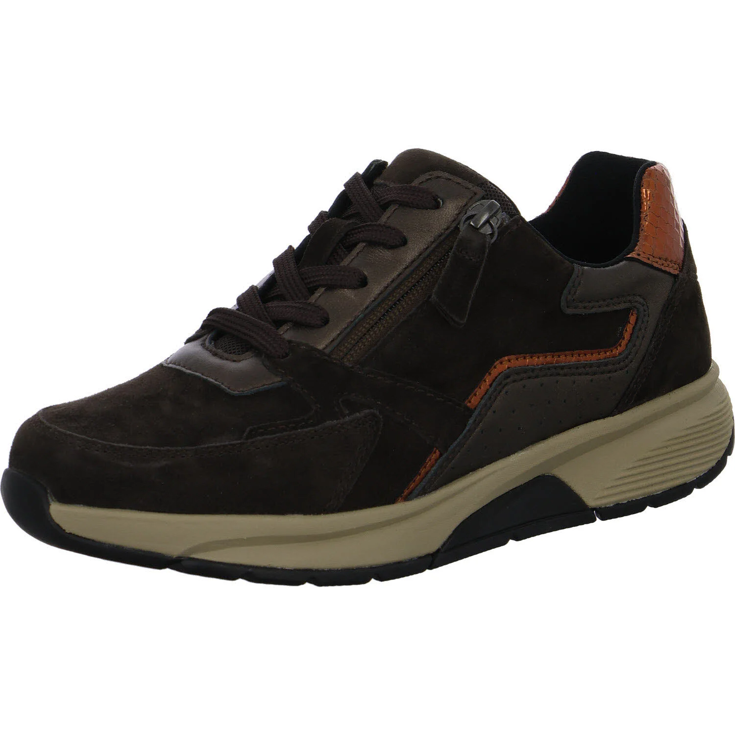 Gabor Rollingsoft Damen Schnürschuhe 0106.01.008 0106.01 chocolate k. normal