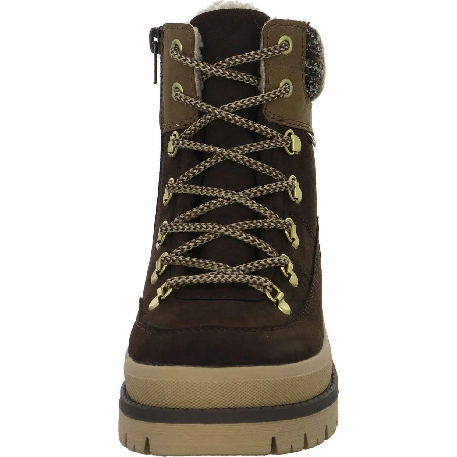 Rieker Damen Schnürstiefel warm Y6210-25 Y6210 rancho/oat/braun-beige F 1/2 (normal)