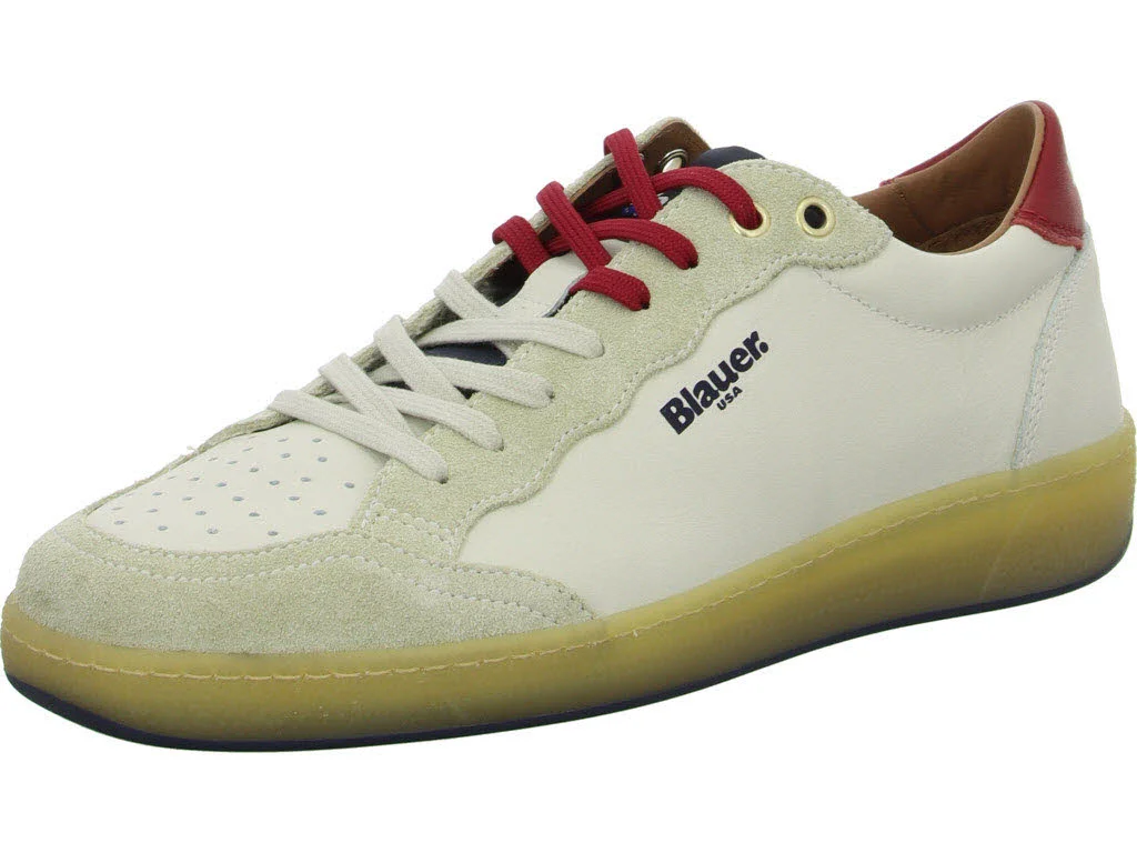 Blauer Herren Schnürschuhe S5MURRAY01/VIL MURRAY white/red/navy normal