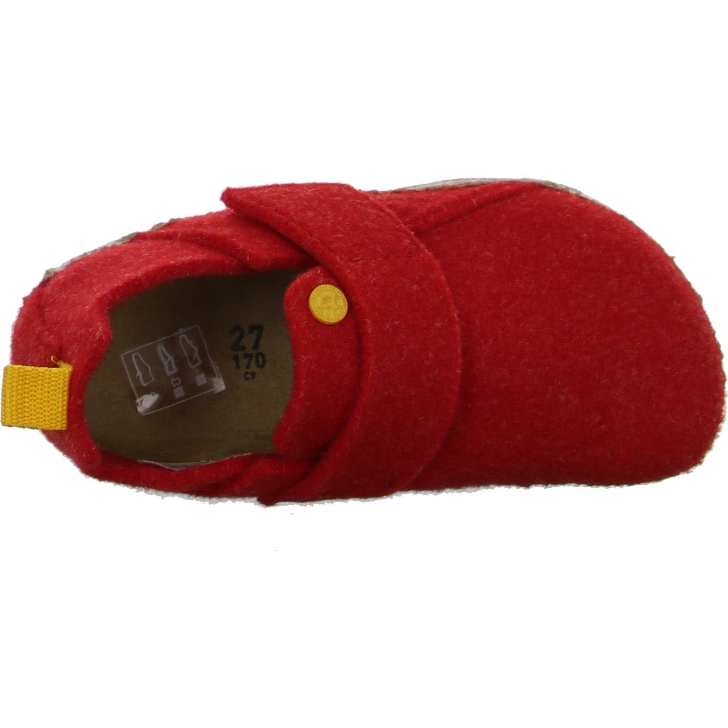 Element 8 von 8 (Bild) – BIRKENSTOCK Kinder Winterhausschuhe 1023094 Zermatt HL Kids Wool Felt activ red schmal