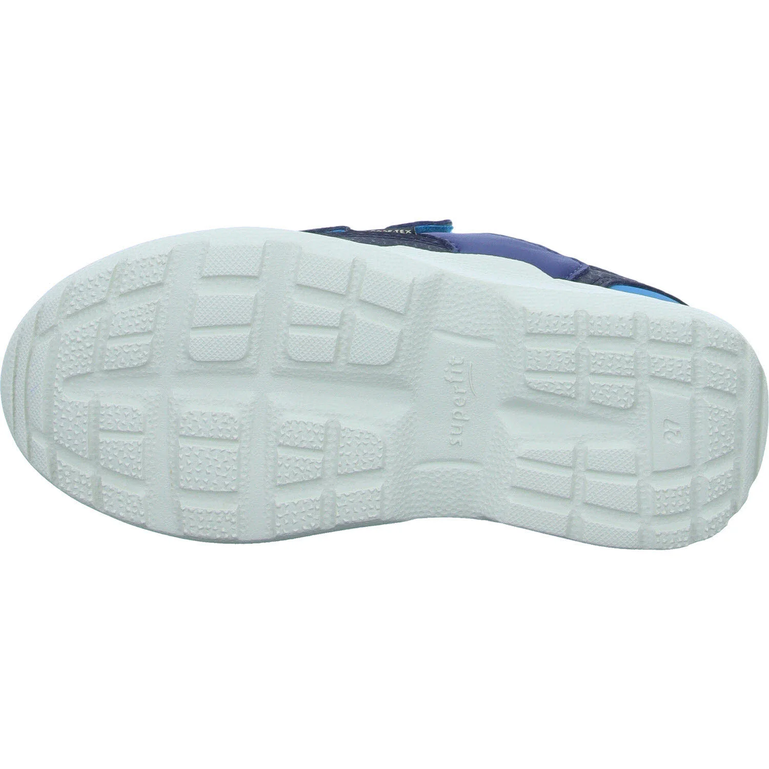 Element 5 von 8 (Bild) – Superfit Kinderschuh zum Schlupfen 1-006205-8020 RUSH blau/türkis WMS mittel