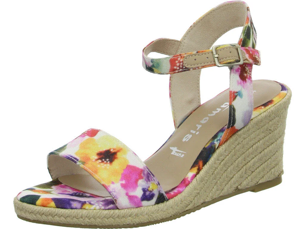 Element 1 von 8 (Bild) – Tamaris Damen Sandalen 1-28300-42/608 1-28300-42 orange comb normal
