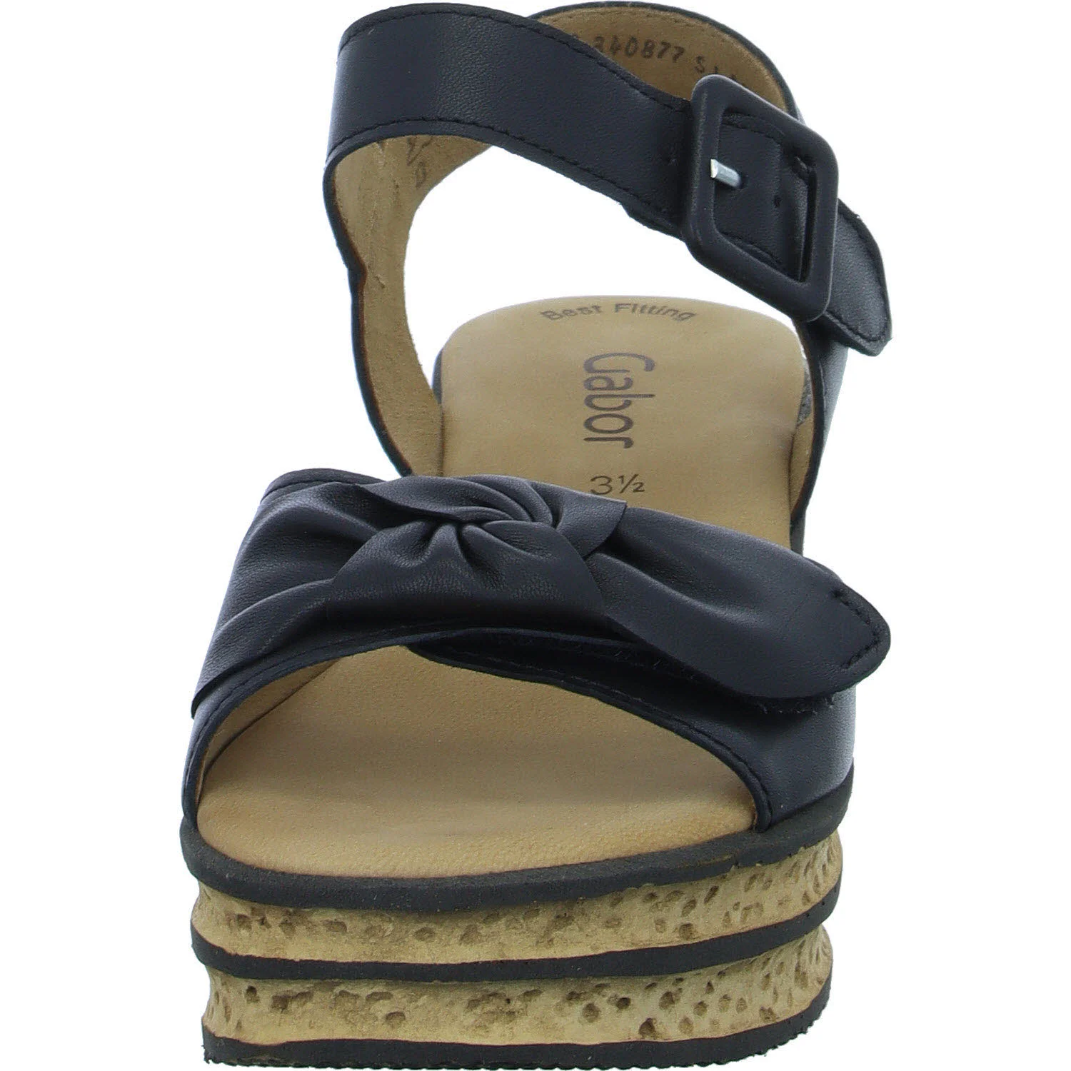 Element 3 von 8 (Bild) – Gabor Damen Sandalen 64.653.27 44.653 schwarz F (schmal/normal)