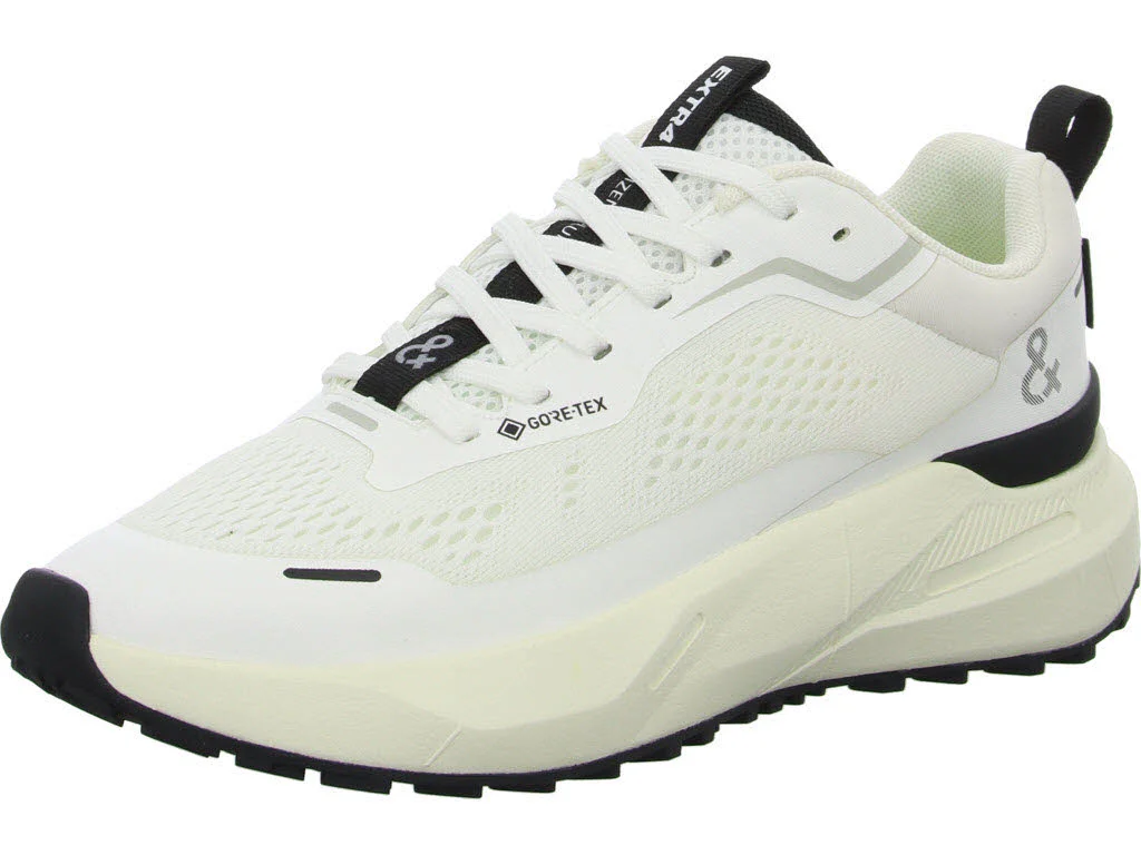 EXTR4 Damen Schnürschuhe 7705022 U-KAIZEN GTX bianco-nero normal