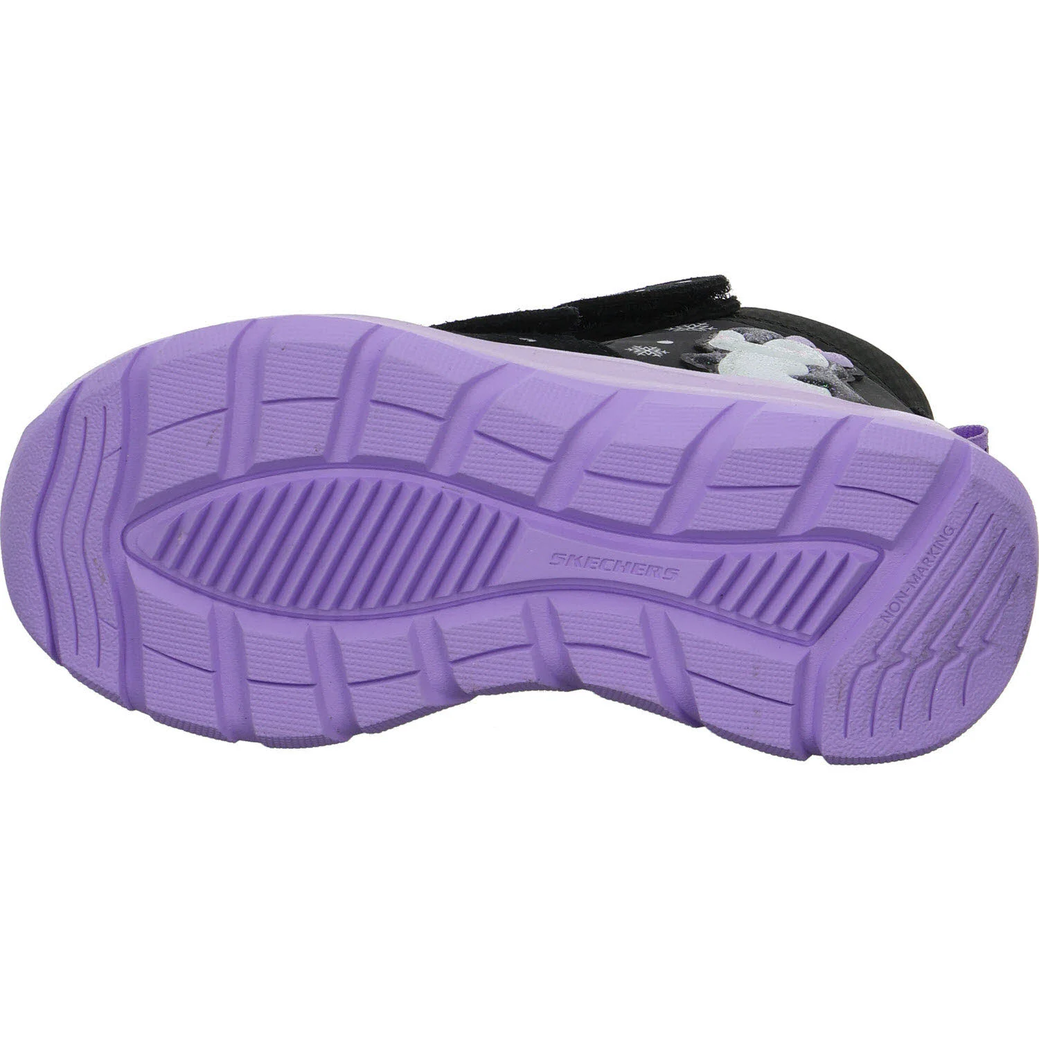 Element 5 von 8 (Bild) – Skechers Kinder Schaftstiefel 303490L BKLV Dynamic Trail - Snuggle Walks black/lavender normal