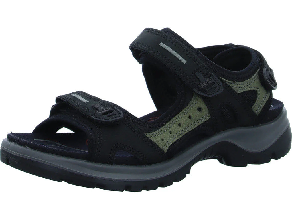 Element 1 von 8 (Bild) – Ecco Damen Sandalen 069563/50034 Offroad black/mole/black normal