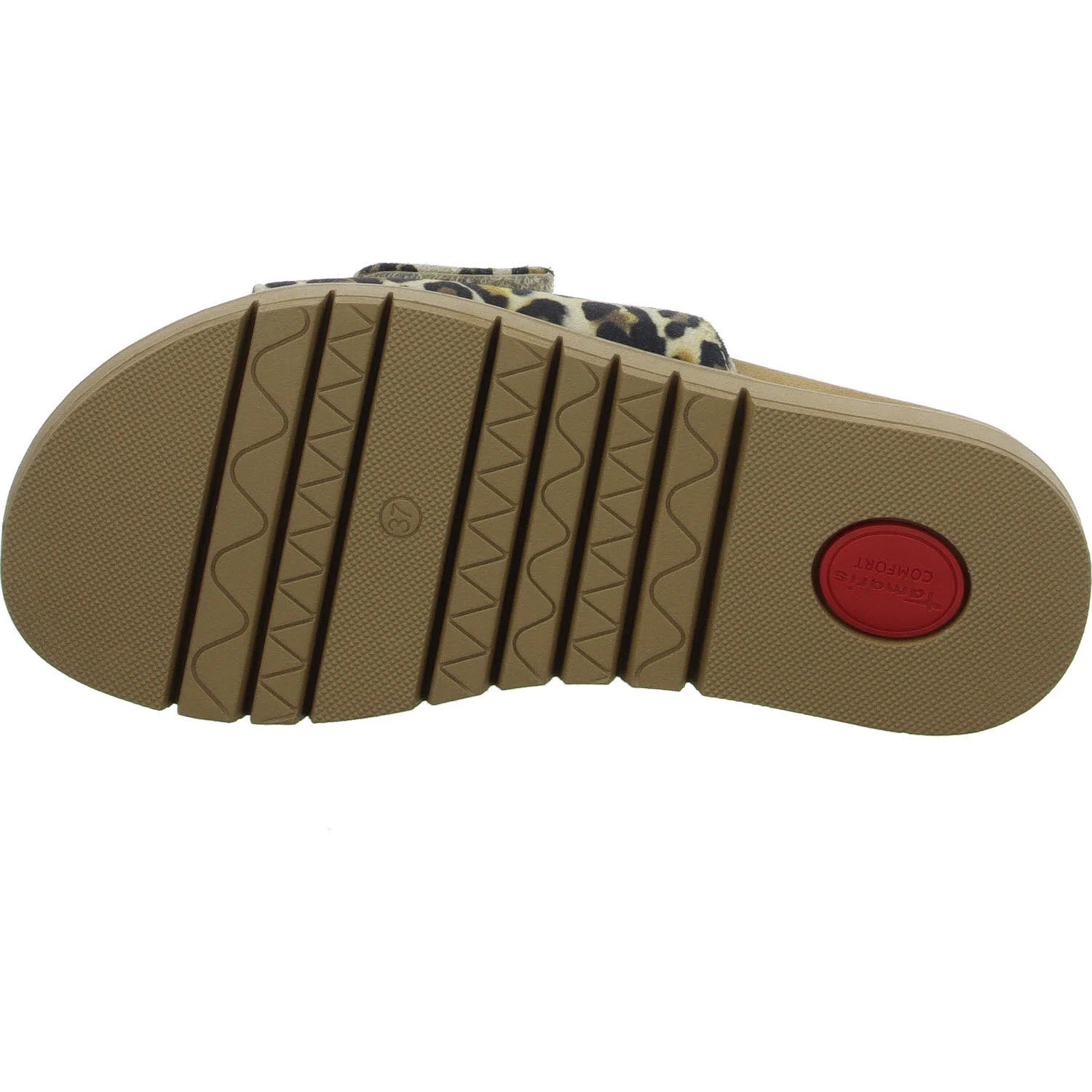 Tamaris Comfort Damen Pantoletten 8-87106-42/903 8-87106-42 leopard weit