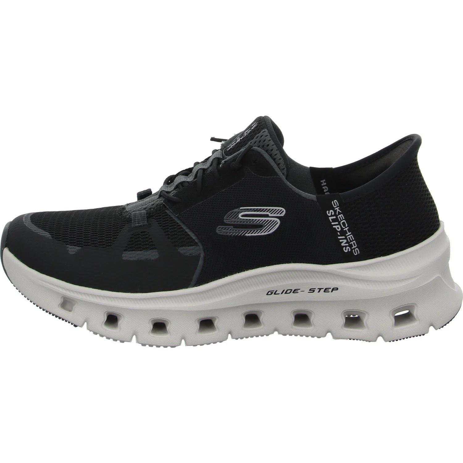 Element 6 von 8 (Bild) – Skechers Damen Slipper 150420 BKCC Glide-Step Pro black/charcoal normal