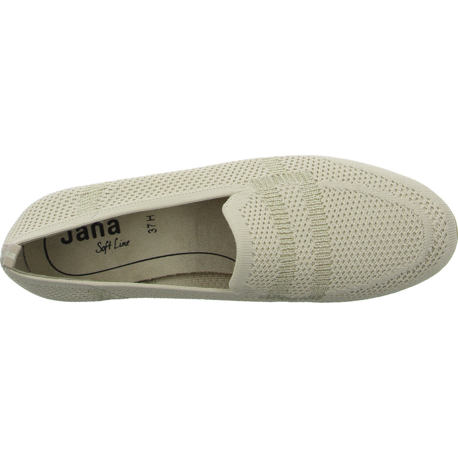 Jana Damen Slipper 8-24266-42/499 8-24266-42 beige/gold H (weit)