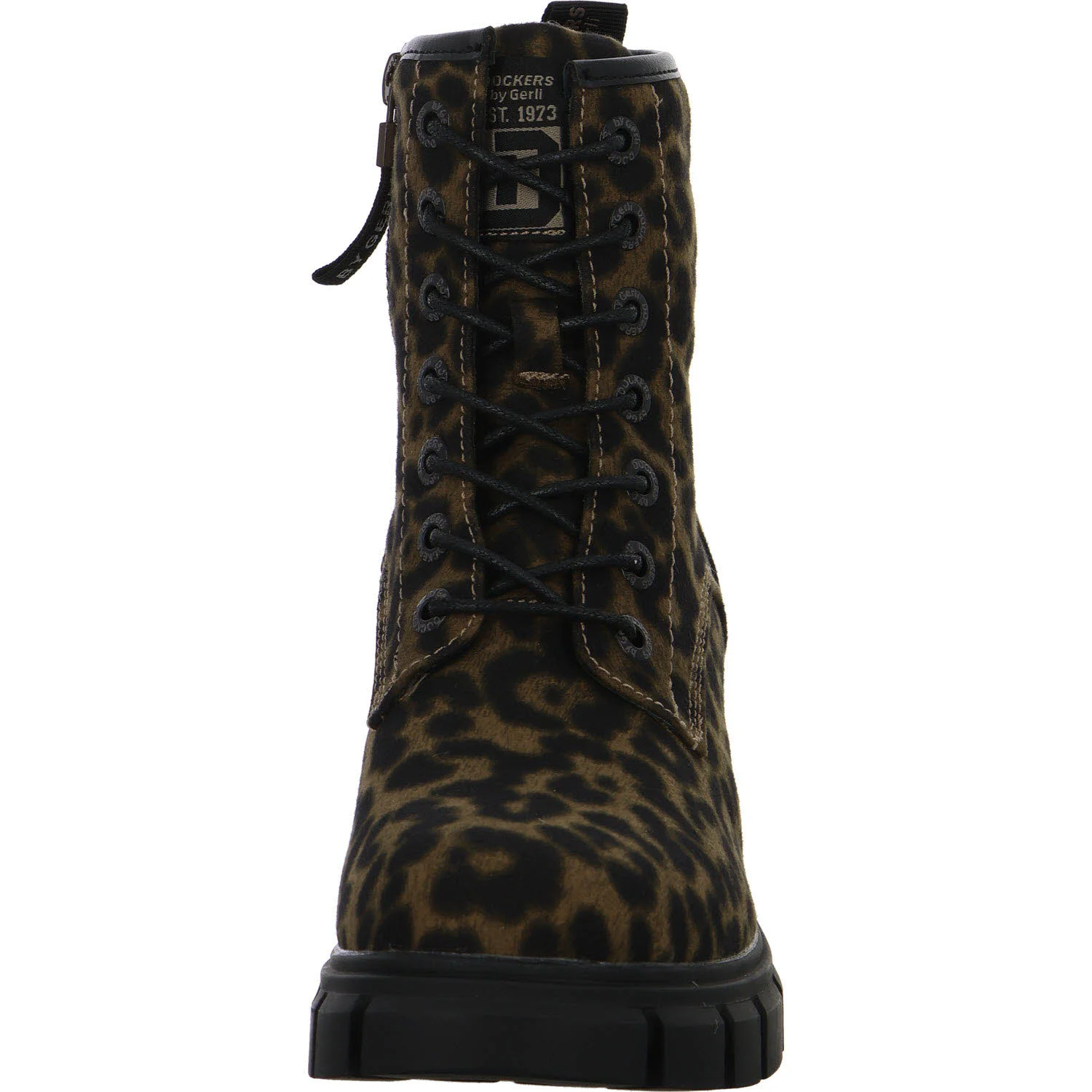 Element 3 von 8 (Bild) – Dockers by Gerli Damen Schnürstiefel 47AA301770130 47AA301770 schwarz/braun normal