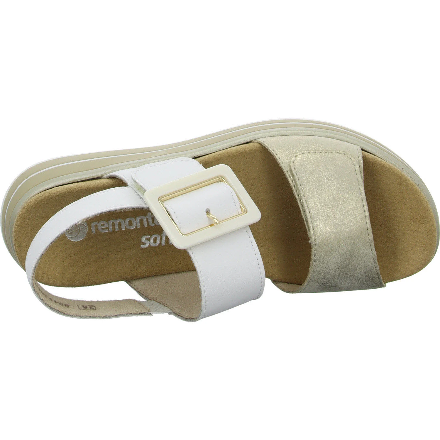 Remonte Damen Sandalen D1J53-80 D1J53 muschel/weiss F 1/2 (normal)