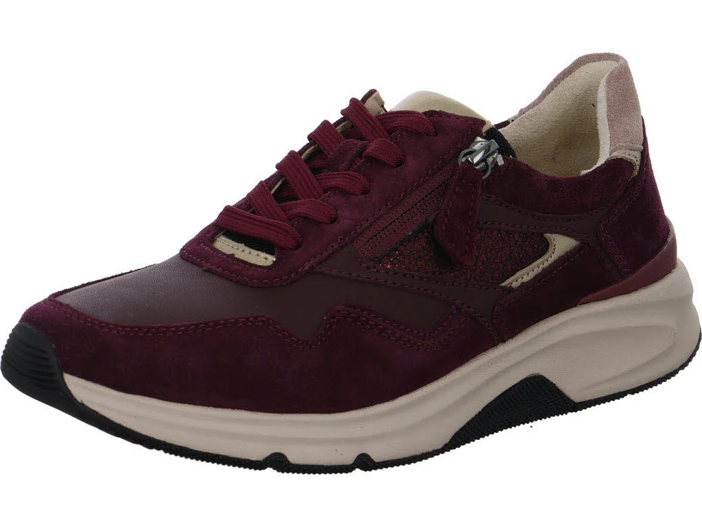 Gabor Rollingsoft Damen Schnürschuhe 0103.01.011 0103.01 merlot kombi G (normal)