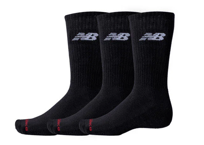 New Balance Socken lang LAS51293 BK Everyday Crew 3 Pairs black
