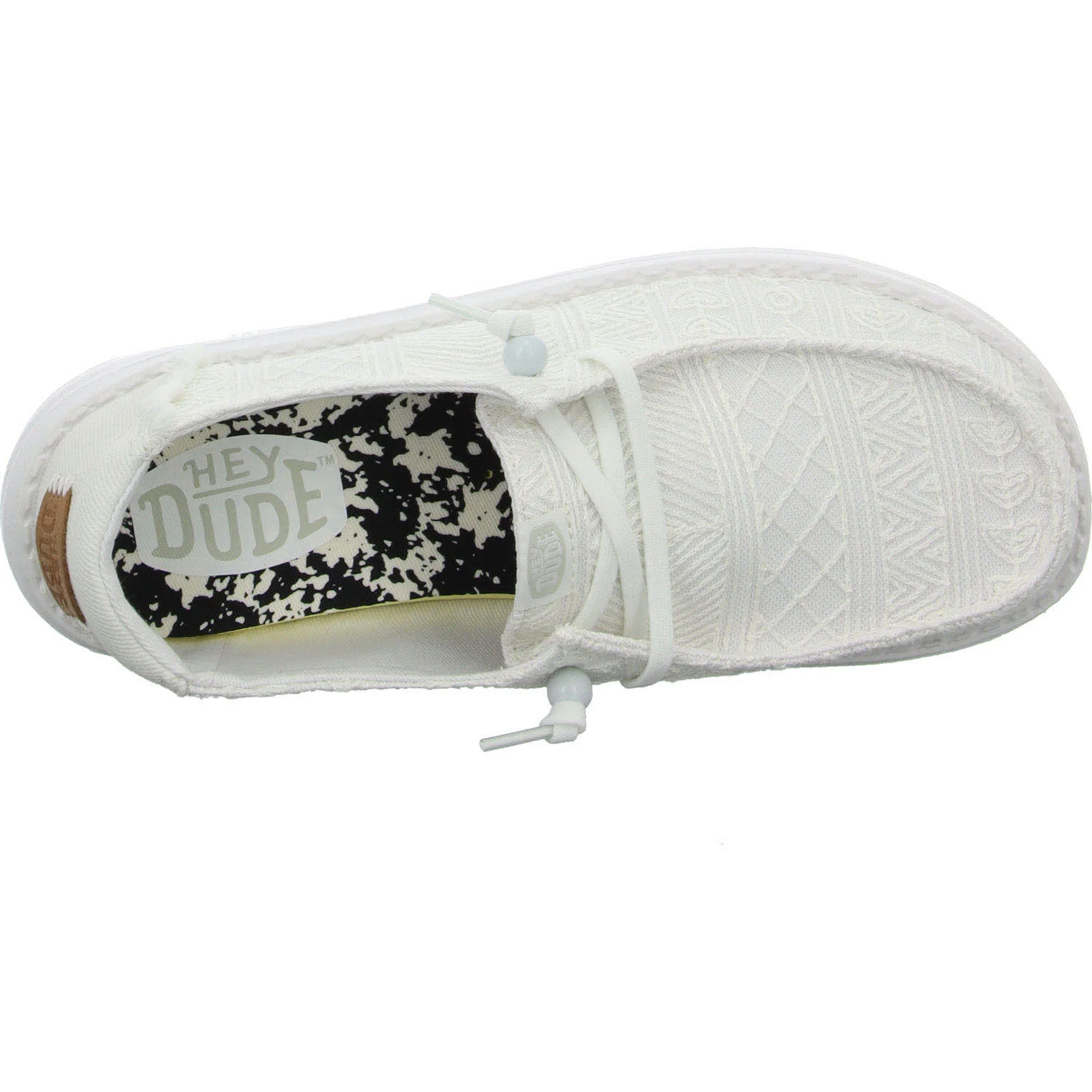 heydude Damen Slipper HD43112-100 Wendy Crochet Lace white weit