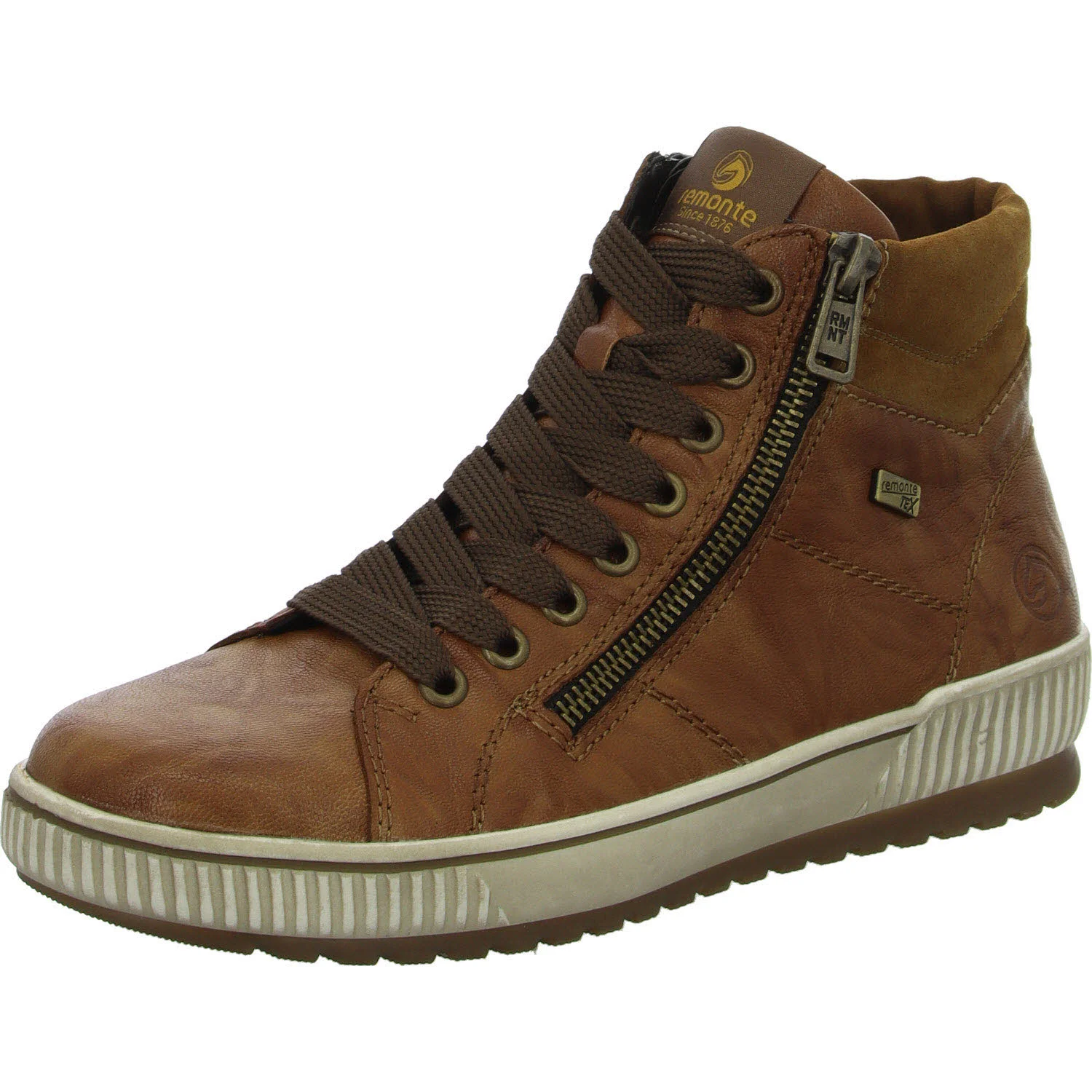 Remonte Damen Schnürstiefel D0772-22 D0772 cuoio/reh/cuoio G (weit)