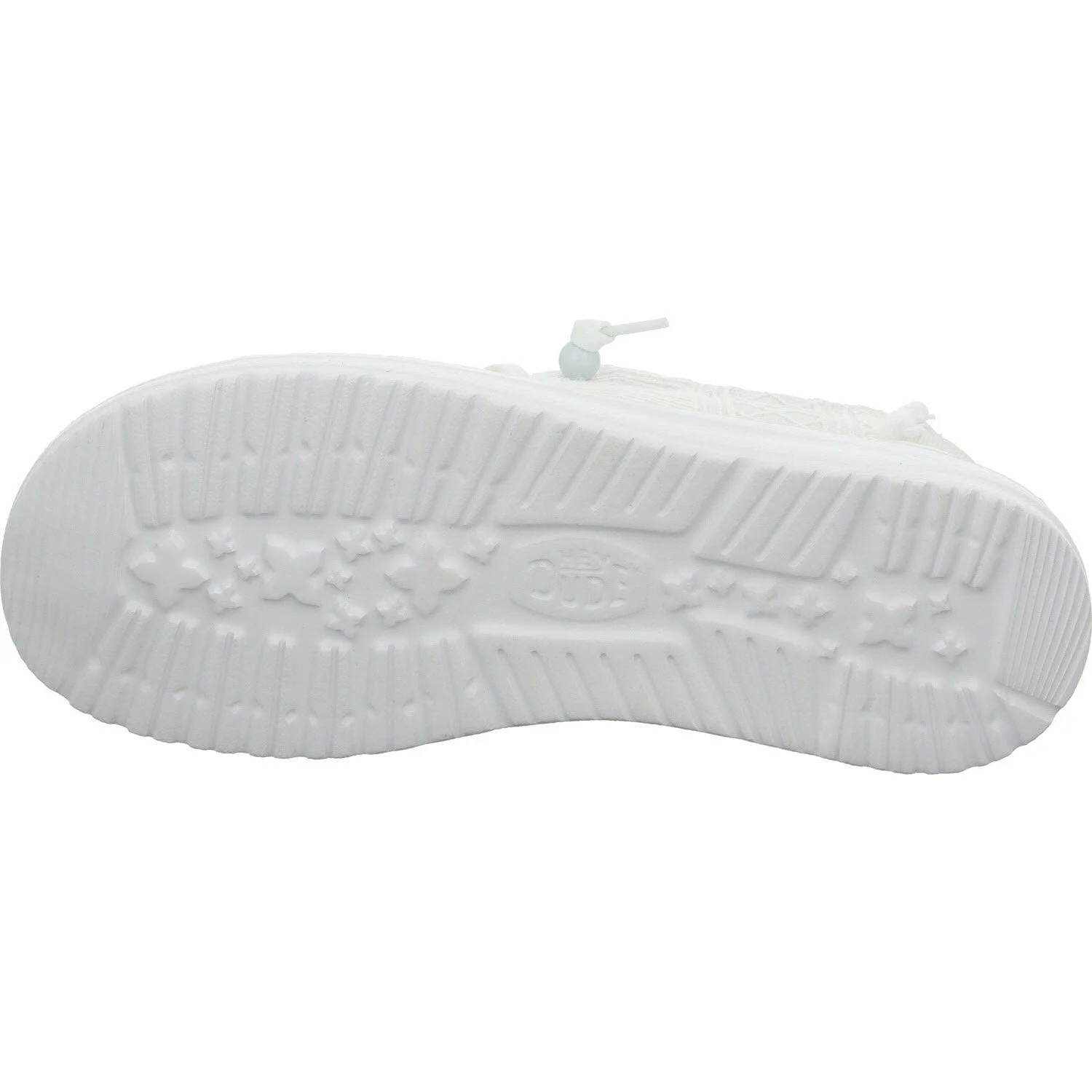 heydude Damen Slipper HD43112-100 Wendy Crochet Lace white weit
