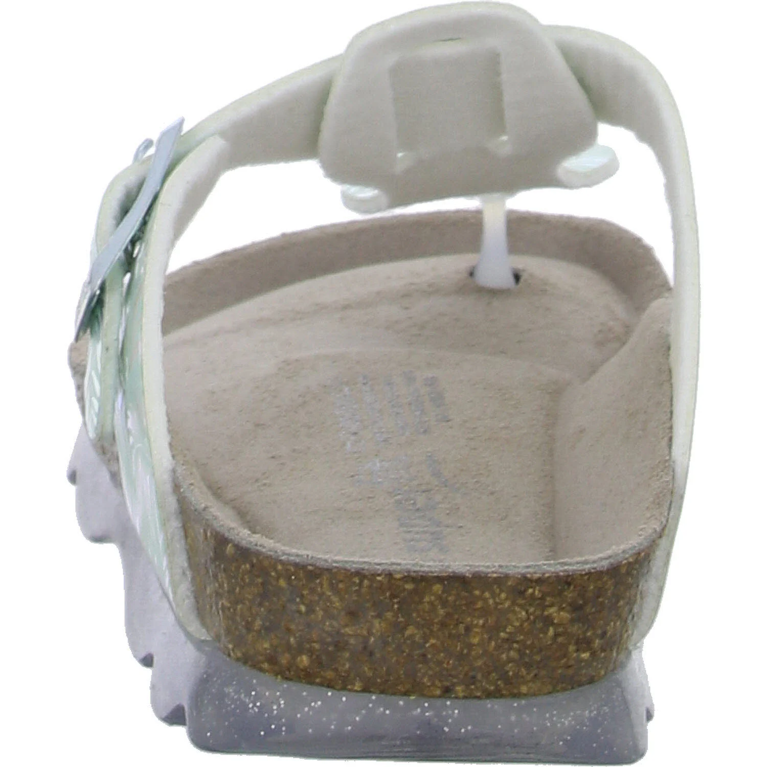 Superfit Kinder Pantoletten 000125-7500 JELLIES HELLGRÜN/SILBER WMS mittel