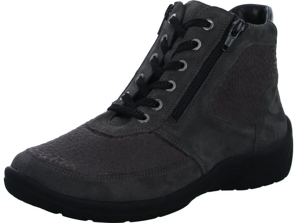 Element 1 von 8 (Bild) – Waldläufer Damen Schnürstiefel 312H82-317/190 Hesna MOUSE CARBON H (weit)