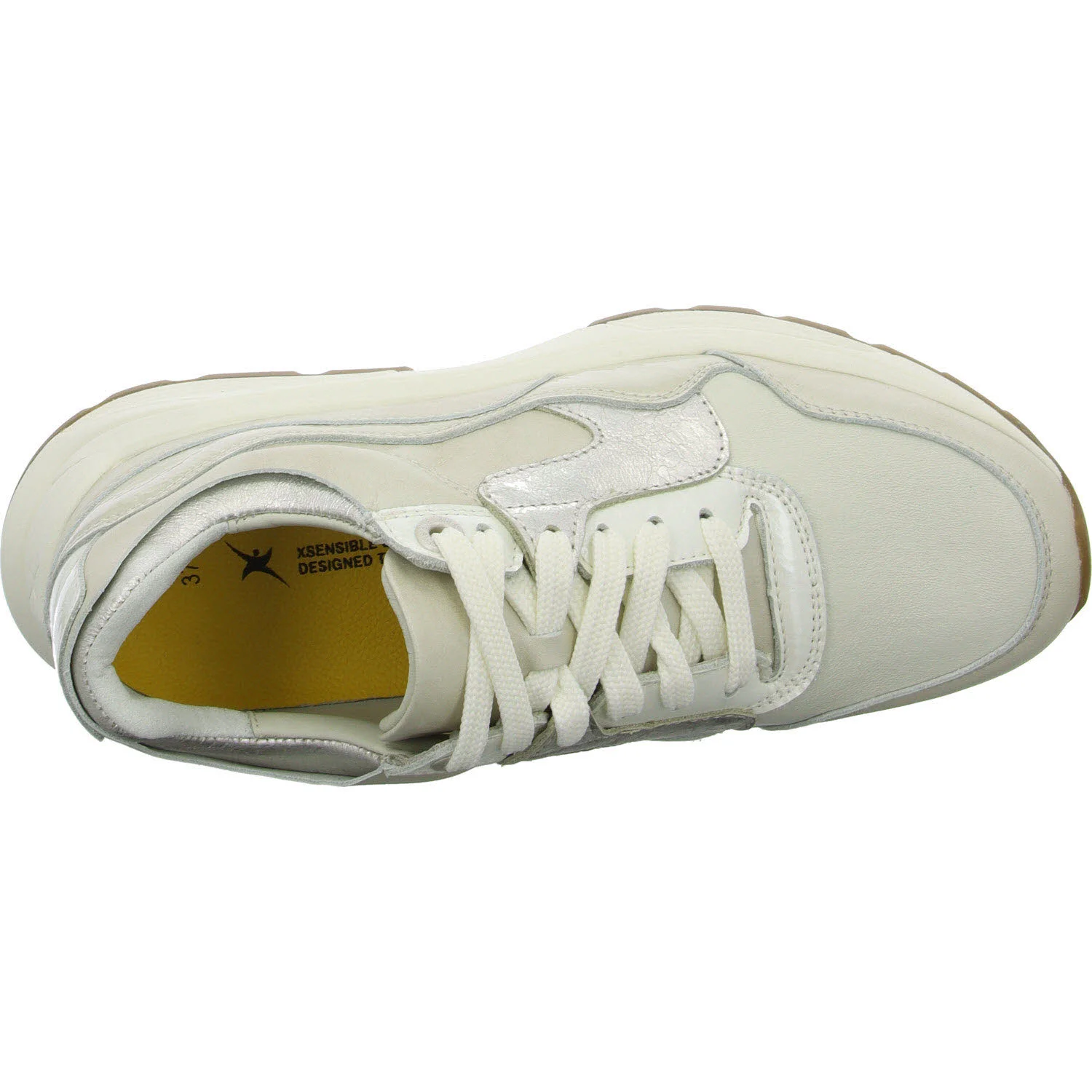 Xsensible Damen Schnürschuhe 33000.3/176-GX Golden Gate Lady soft pearl combi G (normal)