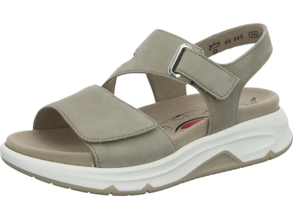 Element 1 von 8 (Bild) – Gabor Rollingsoft Damen Sandalen 66.885.43 66.885 leinen G (normal)