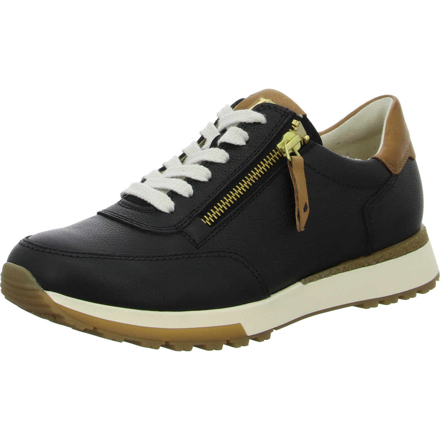 Element 2 von 8 (Bild) – Paul Green Damen Schnürschuhe 5310-020 5310 black/cuoio normal