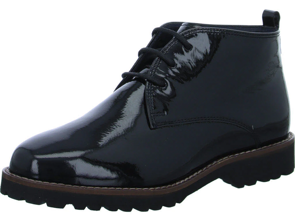 Element 1 von 8 (Bild) – Sioux Damen Schnürstiefel 62844 Meredith-702-H schwarz H (weit)